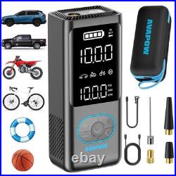 Portable Tire Inflator 150 PSI Cordless Air Compressor, Compact & Lightweight Pu