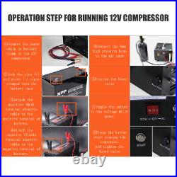 Protable PCP Air Compressor 30Mpa / 4500Psi Auto-Shut 110V / 220V AC or 12V DC