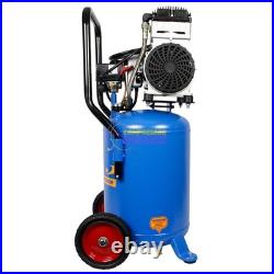 Puma 1.5 HP 8 Gallon 115V Oil Free Ultra Quiet Wheeled Portable Air Compressor