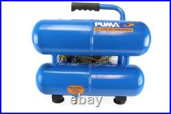 Puma Twin Tank 12 Volt 2 Gallon Oil-Less Air Compressor with Filter PD-1021F