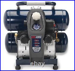 Quiet Air Compressor, Lightweight, 4.6 Gallon, Half the Noise and Weight, 4X
