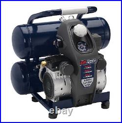 Quiet Air Compressor, Lightweight, 4.6 Gallon, Half the Noise and Weight, 4X
