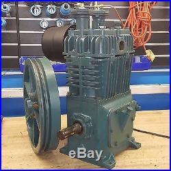 Quincy 240 Air Compressor Pump 7.5 HP With Base For Electric or Gas Motor