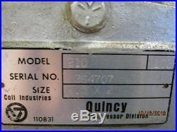 Quincy Model 210 Air Compressor Pump Head