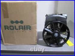 ROLAIR 1.5-3HP SINGLE STAGE AIR COMPRESSOR PUMP With FLYWHEEL PMP12MK103 NEW