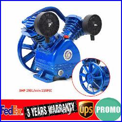 Replacement Air Compressor Pump Single Stage V Style Twin Cylinder 3 HP 2-Piston