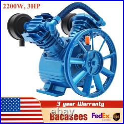 Replacement Air Compressor Pump Single Stage V Style Twin Cylinder 3 HP 2-Piston