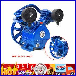 Replacement Air Compressor Pump Single Stage V Style Twin Cylinder 3 HP 2-Piston