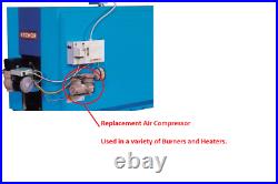 Replacement Air Pump for Clean Burn Waste Oil Burner Heater 3/4hp 115v 100psi