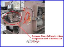 Replacement Air Pump for Clean Burn Waste Oil Burner Heater 3/4hp 115v 100psi