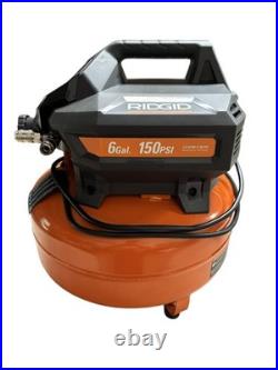 Ridgid R69603FK 6 Gallon Air Compressor & 3 Tool Pneumatic Combo Kit