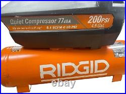 Ridgid Used OF45200SS 4.5 Gal. Portable Electric Quiet Air Compressor