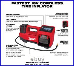 SALE! Milwaukee 2848-20 M18 18V Cordless Li-Ion Tire Inflator Bare Tool