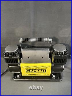 SAMOUT 12V Air Compressor Portable Inflator 7.06 CFM Air Pump Mx 150PSI New Open
