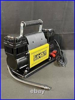 SAMOUT 12V Air Compressor Portable Inflator 7.06 CFM Air Pump Mx 150PSI New Open