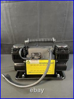 SAMOUT 12V Air Compressor Portable Inflator 7.06 CFM Air Pump Mx 150PSI New Open