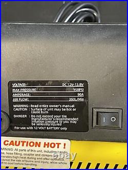 SAMOUT 12V Air Compressor Portable Inflator 7.06 CFM Air Pump Mx 150PSI New Open