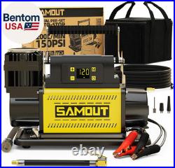 SMAOUT 12V Digital Air Compressor, Offroad Portable Inflator 7.06 CFM, Air Pump