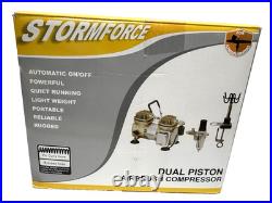 SPARMAX AIR COMPRESSOR TC-2000 120 V 1/6 HP + GP-50 Airbrush & Accessories