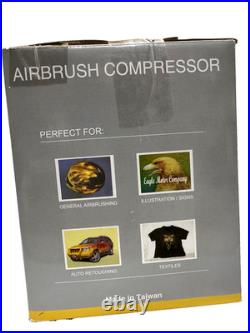 SPARMAX AIR COMPRESSOR TC-2000 120 V 1/6 HP + GP-50 Airbrush & Accessories