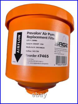 Sage Air Pump with Hepa Filtration System Model 7455 120 VAC