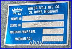 Saylor Beall 707 PUMP 10 HP Air Compressor MODEL 745-120 Gallon Tank
