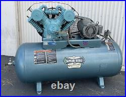 Saylor Beall 707 PUMP 10 HP Air Compressor MODEL 755-120 Gallon Tank WithStarter