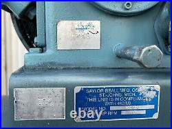 Saylor Beall 707 PUMP 10 HP Air Compressor MODEL 755-120 Gallon Tank WithStarter