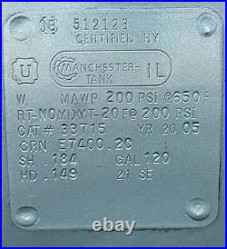 Saylor Beall 707 PUMP 10 HP Air Compressor MODEL 755-120 Gallon Tank WithStarter