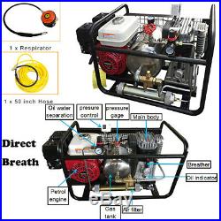 Scuba Diving Air Compressor Honda Gasoline Pump Directly Breath WithHose+Regulator