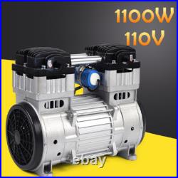 Silent Air Pump Compressor Head Small Air Mute Oilless Vacuum Pump 1100W 7CFM