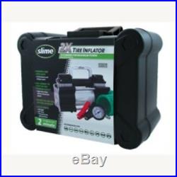 Slime 2X Heavy Duty Auto Car Tire Inflator Air Compressor Pump Portable 150 PSI