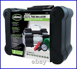 Slime 40026 2X Heavy Duty Car Tire Inflator Air Pump Compressor Portable 150 Psi