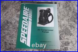 Speedaire 2WGX7B 3 Max Output HP 1 Stage Splash Lubricated Air Compressor Pump