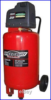 Speedway 20 Gallon Vertical Air Compressor with Oil Free Pump 52401