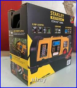 Stanley Fatmax POWERiT 12V Jump Starter USB Charger Air Pump 1000A Brand New