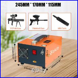 TOAUTO 4500PSI PCP Air Compressor – 110V, 350W, Auto Stop, Oil-Free, Portable
