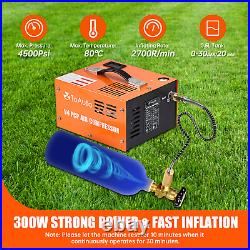 TOAUTO 30MPA PCP Air Compressor High Pressure Pump for Rifle Airgun Paintball