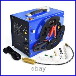 TOAUTO PCP Pump Air Compressor Auto-Stop 4500Psi 30Mpa 12V / Home 110V Oil-Free
