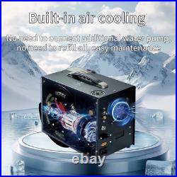 TUDIVING PCP Air Compressor 4500psi/300bar Built-in Converter 12V/110V Auto stop