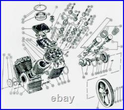Thomas 2505CE38-758 Dual Piston Oilless Air Pump 115V AC WOB-L Technology