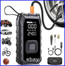 Tire Inflator Portable Air Compressor, 180PSI Faster Inflation Cordless