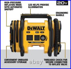 Tire Inflator Portable Air Compressor 20V MAX, Car Air Pump with Automatic Shut