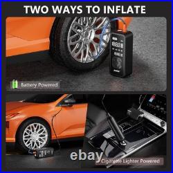 Tire Inflator Portable Air Compressor 4X Faster Inflation, 150PSI Air Pump