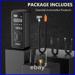 Tire Inflator Portable Air Compressor 4X Faster Inflation, 150PSI Air Pump