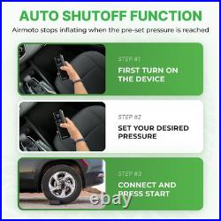 Tire Inflator Portable Air Compressor Air Pump for Car Tires