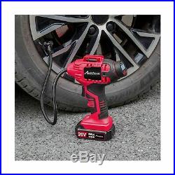 Tire inflator Air Compressor, 20V Cordless Car Tires Pump with Rechargeable L