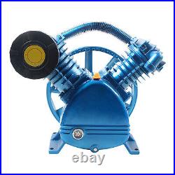 Twin-Cylinder Air Compressor Pump Motor Head 2- Stage 175PSI 5HP 811CFM V Style