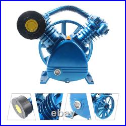 Twin-Cylinder Air Compressor Pump Motor Head 2- Stage 175PSI 5HP 811CFM V Style