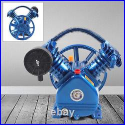 Twin Cylinder Air Double Stage Air Compressor Pump Head 3HP 175 psi V Style